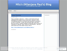 Tablet Screenshot of nilupaul.wordpress.com