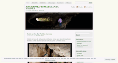 Desktop Screenshot of espeleoamurrio.wordpress.com