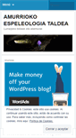 Mobile Screenshot of espeleoamurrio.wordpress.com