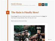 Tablet Screenshot of daviddreams.wordpress.com