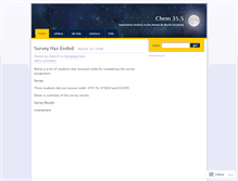 Tablet Screenshot of chem35.wordpress.com