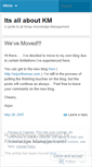 Mobile Screenshot of itsallkm.wordpress.com