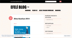 Desktop Screenshot of efeli.wordpress.com