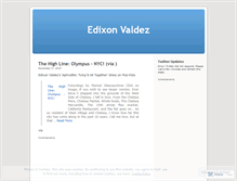 Tablet Screenshot of edixonvaldez.wordpress.com