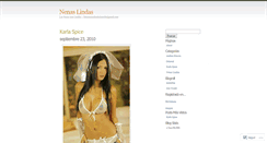 Desktop Screenshot of nenaslindas.wordpress.com