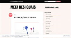 Desktop Screenshot of metadesiguais.wordpress.com