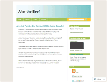 Tablet Screenshot of afterthebeef.wordpress.com