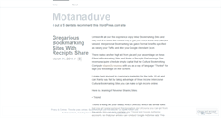 Desktop Screenshot of motanaduve.wordpress.com