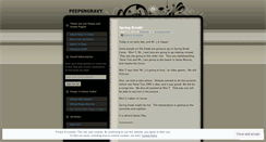Desktop Screenshot of peepsngravy.wordpress.com