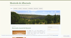 Desktop Screenshot of monterdedealbarracin.wordpress.com