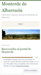 Mobile Screenshot of monterdedealbarracin.wordpress.com