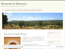 Tablet Screenshot of monterdedealbarracin.wordpress.com