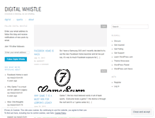 Tablet Screenshot of digitalwhistle.wordpress.com