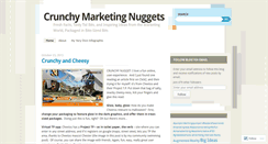 Desktop Screenshot of crunchymarketingnuggets.wordpress.com