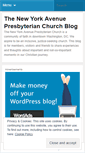 Mobile Screenshot of nyapcblog.wordpress.com