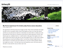 Tablet Screenshot of bhilary20.wordpress.com