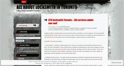 Desktop Screenshot of locksmithintoronto.wordpress.com