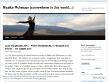 Tablet Screenshot of maaikie14.wordpress.com