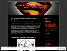 Tablet Screenshot of gempaqblog.wordpress.com