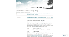 Desktop Screenshot of csislamicsociety.wordpress.com