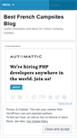 Mobile Screenshot of bestfrenchcampsites.wordpress.com