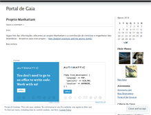 Tablet Screenshot of portaldegaia.wordpress.com