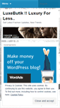 Mobile Screenshot of luxebutik.wordpress.com