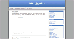 Desktop Screenshot of 24ktstudios.wordpress.com