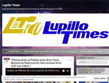Tablet Screenshot of lupillotimes.wordpress.com
