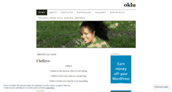 Desktop Screenshot of oklu.wordpress.com