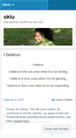 Mobile Screenshot of oklu.wordpress.com