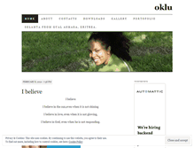 Tablet Screenshot of oklu.wordpress.com