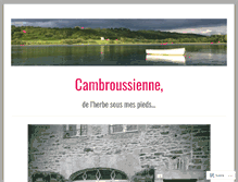 Tablet Screenshot of cambroussienne.wordpress.com