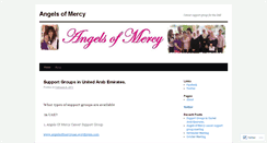 Desktop Screenshot of angelsofmercyuae.wordpress.com