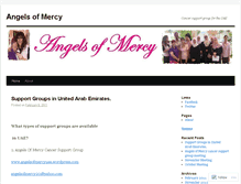 Tablet Screenshot of angelsofmercyuae.wordpress.com