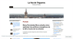 Desktop Screenshot of lavozdetrigueros.wordpress.com