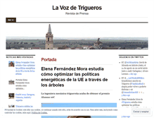 Tablet Screenshot of lavozdetrigueros.wordpress.com