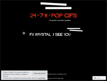 Tablet Screenshot of kpopgif.wordpress.com