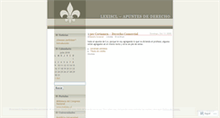 Desktop Screenshot of lexiscl.wordpress.com