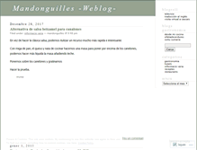 Tablet Screenshot of mandonguilla.wordpress.com