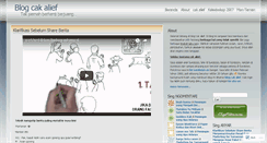 Desktop Screenshot of alief.wordpress.com
