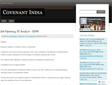 Tablet Screenshot of covenantindia.wordpress.com