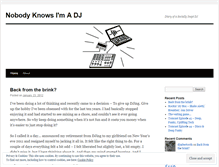Tablet Screenshot of nobodyknowsimadj.wordpress.com