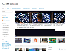 Tablet Screenshot of nathanyendell.wordpress.com