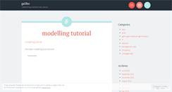 Desktop Screenshot of galiho.wordpress.com