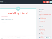 Tablet Screenshot of galiho.wordpress.com