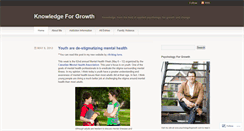 Desktop Screenshot of knowledgeforgrowth.wordpress.com