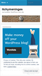 Mobile Screenshot of itchymeninges.wordpress.com