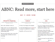Tablet Screenshot of abrandnewcolony.wordpress.com