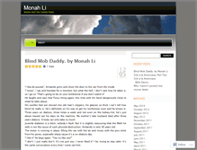 Tablet Screenshot of monahli.wordpress.com